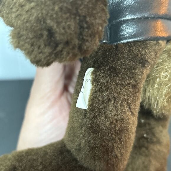 looney tunes taz tasmanian devil Stuffed Animal Plush With Leather Biker Jacket - Picture 6 of 9